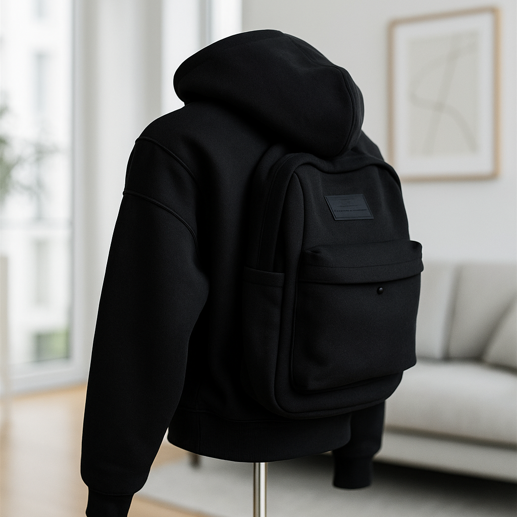 Backpack Hoodie with Built-In Backpack | HEROBOXERS