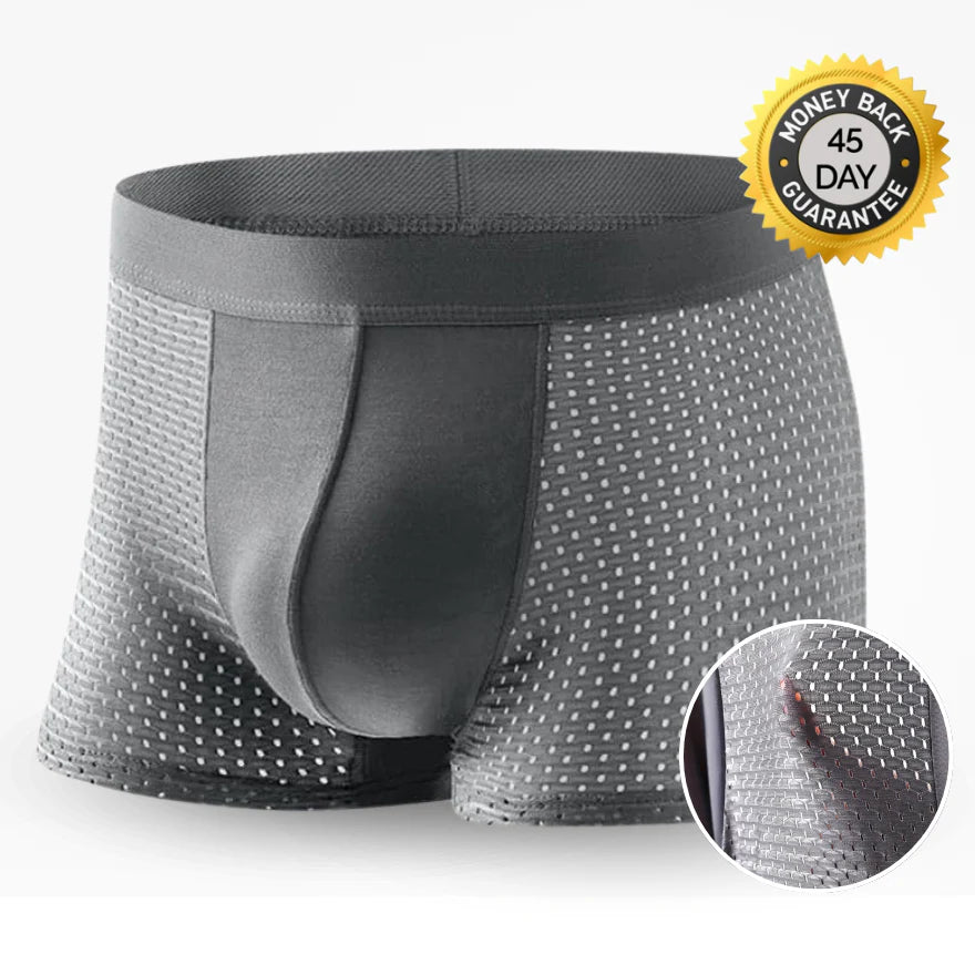 CALZONCILLOS BÓXER DE FIBRA DE BAMBÚ - PARA COMODIDAD DURANTE TODO EL DÍA