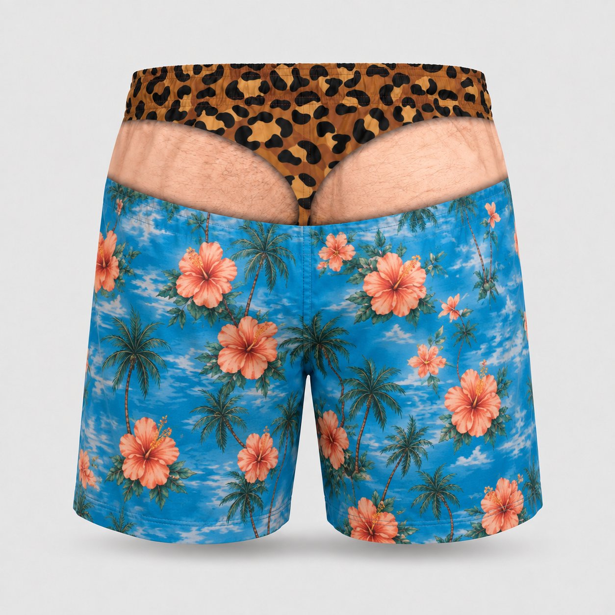 Flower back print