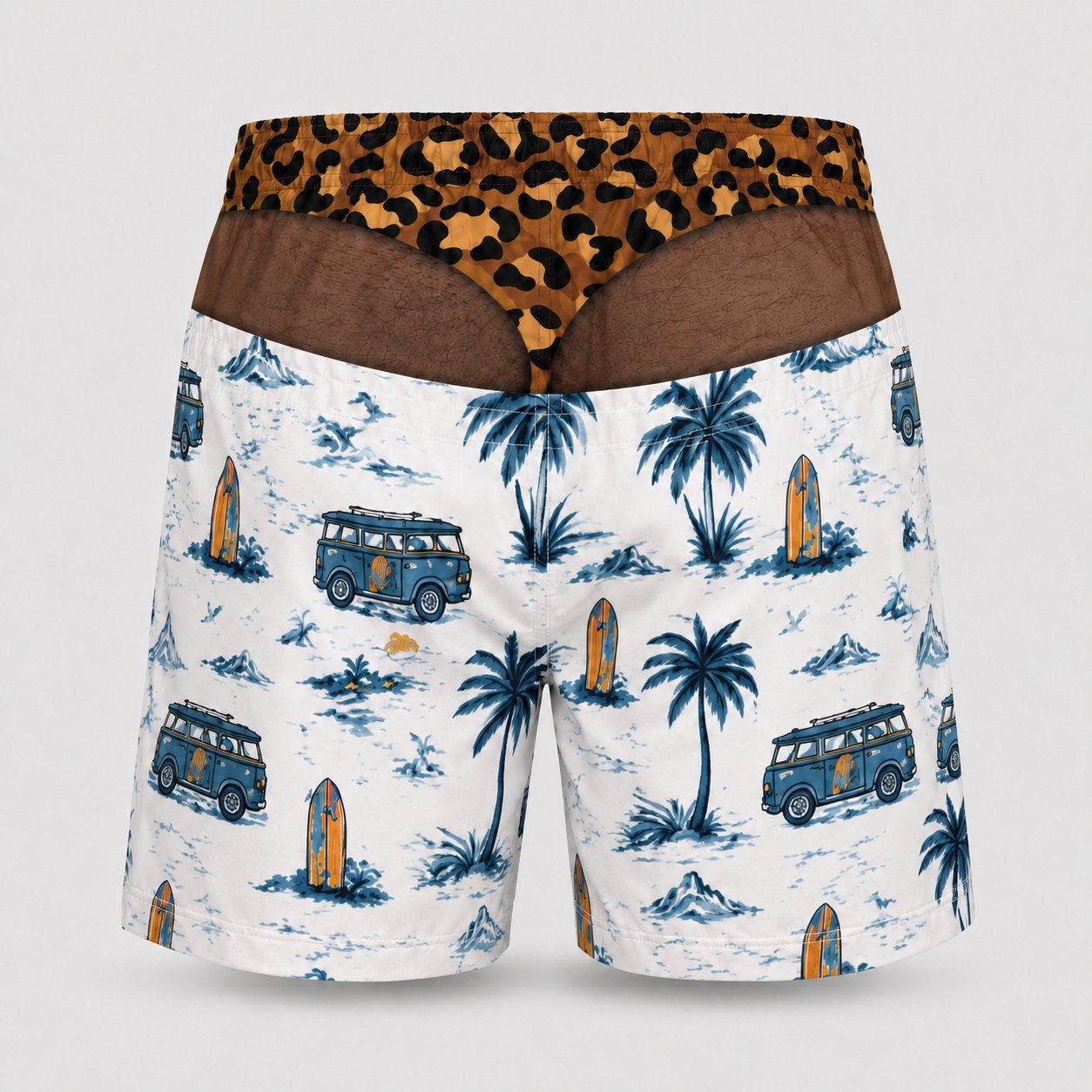 Tropical Dark back print