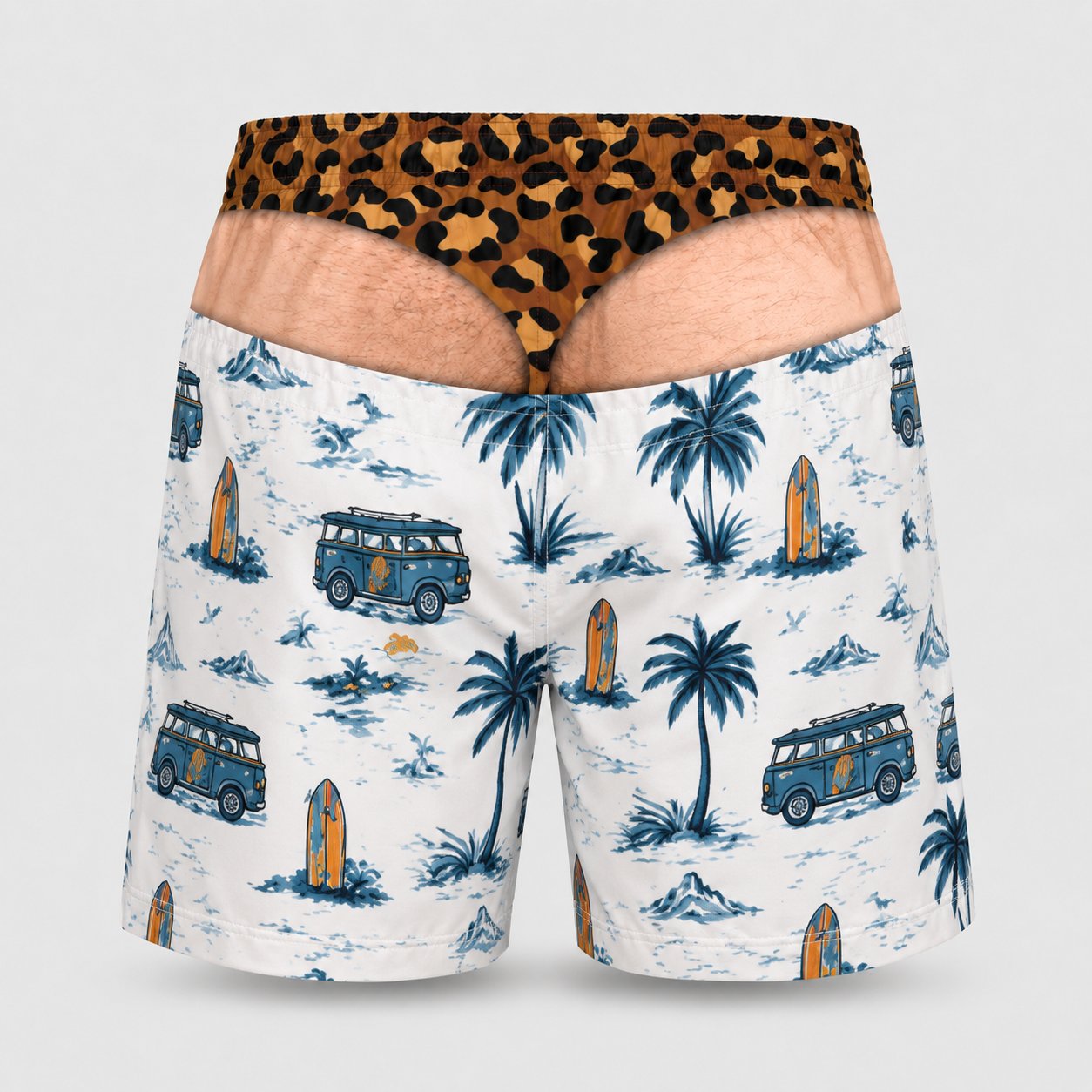 Tropical back print